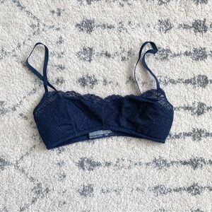 Gap Navy Lace Bra